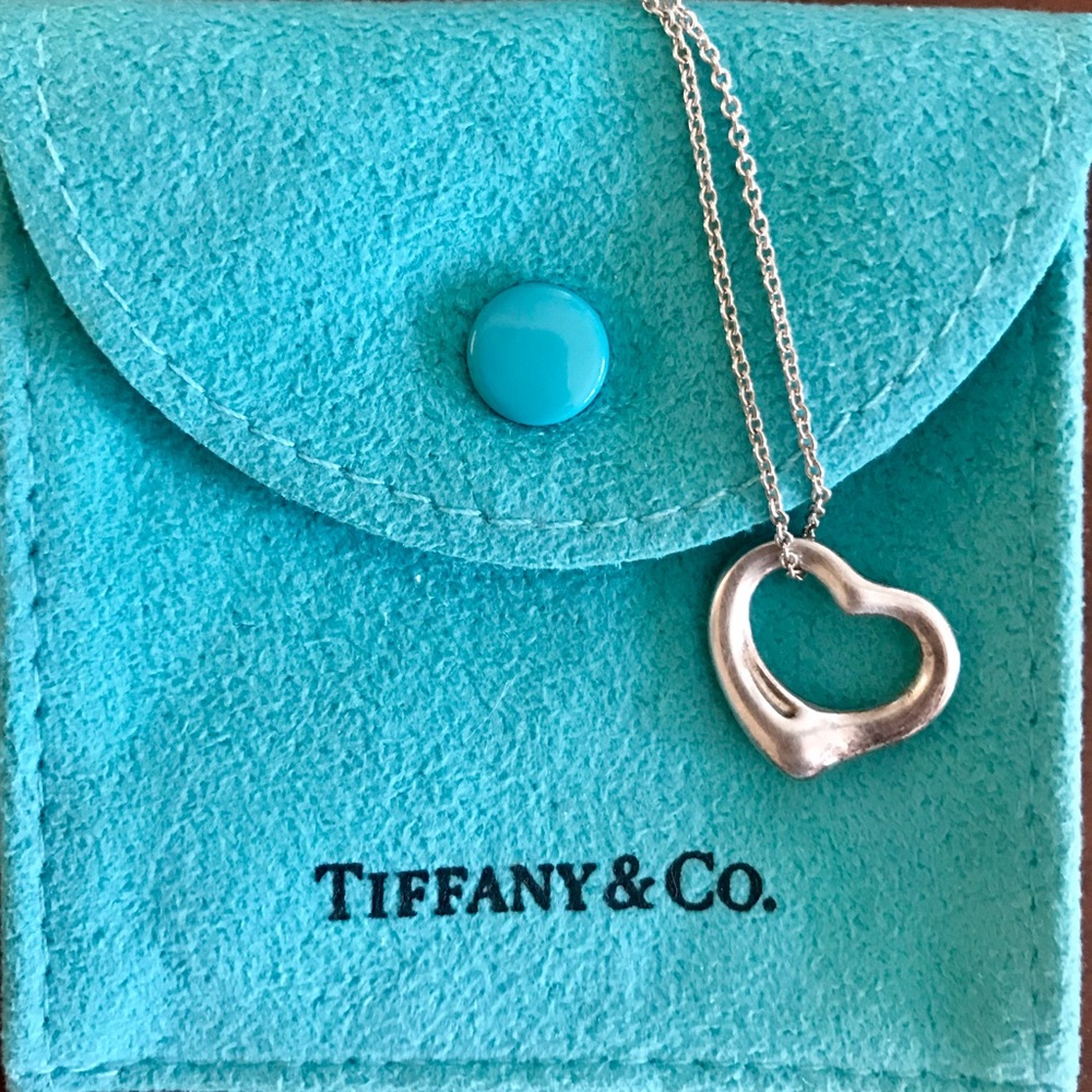 Tiffany & Co. Sterling Silver Heart Necklace